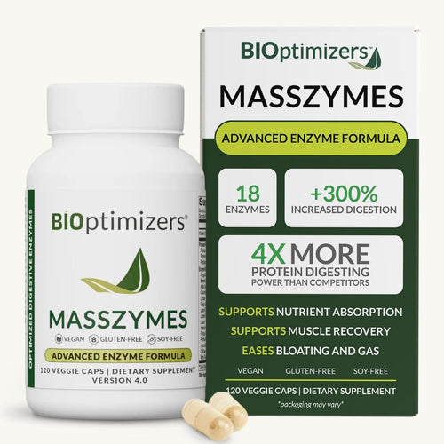 MassZymes Complete Digestive Enzymes – 120 Capsules